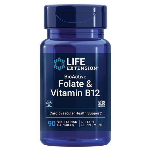Bioactive Folate & B12 Capsules: Heart, Brain & Energy Support