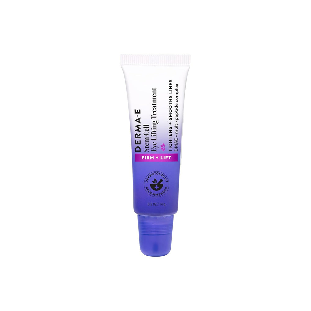 Hydrating DERMA E under-eye treatment cream for refreshed and revitalized skin