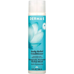 "Conditioner texture shown for Derma E Scalp Relief – creamy, non-greasy, color-safe formula"