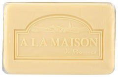 A La Maison moisturizing soap bar with sweet honey apple crisp fragrance
