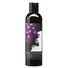 Earthly Body Gushing Grape massage oil for healthy hydrated skin