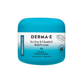 DERMA E calming skin cream designed to hydrate rough and uncomfortable skin
