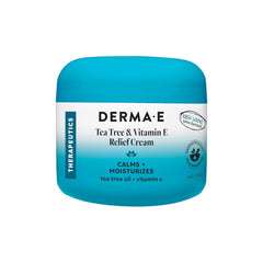 DERMA E calming skin cream designed to hydrate rough and uncomfortable skin