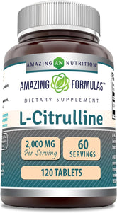 120 tablet L-Citrulline performance support supplement by Amazing Formulas