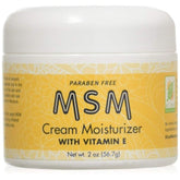 At Last Naturals MSM Cream Moisturizer Vitamin E 2 Oz