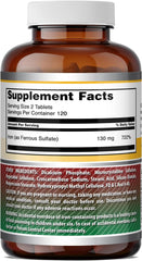 Amazing Formulas iron dietary supplement for convenient mineral support