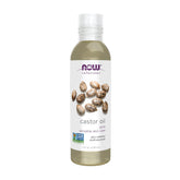 NOW Solutions Castor Oil Pure 4 fl oz bottle for versatile skin care
