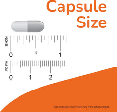 NOW Zinc Picolinate supplement facts label showing 50 mg zinc per capsule