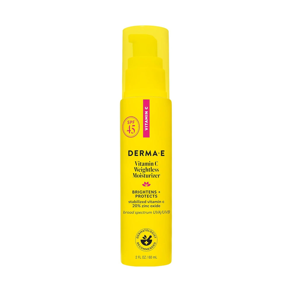 DERMA E brightening moisturizer with vitamin C and daily sun defense formula
