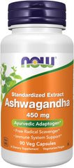 Ashwagandha 450 mg vegetarian capsules for Ayurvedic adaptogen support
