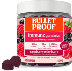 Bulletproof immune support gummies in 60 count bottle for everyday wellness