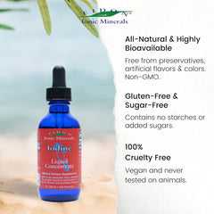 Eidon iodine liquid drops for thyroid support and mineral wellness
