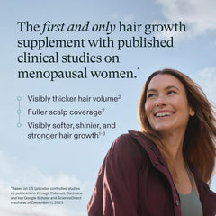 Nutrafol hair nutraceutical capsules supporting thicker fuller and shinier hair growth
