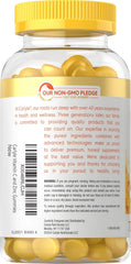 Carlyle Vitamin C and Zinc Gummies lemon flavor vegan immune support supplement 70 count