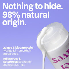 ATTITUDE Super Leaves conditioner 8 fl oz for damaged hair, vegan and dermatologically tested