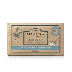 A La Maison Fresh Sea Salt moisturizing soap bar for bath and body use
