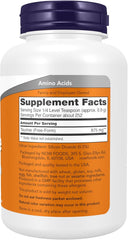 Unflavored taurine powder for nervous system and visual function support