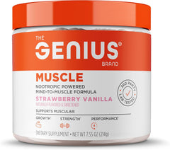 Genius Muscle naturally sweetened supplement for active lifestyle and training support