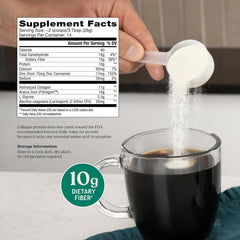 Unflavored collagen protein powder for gut, skin, bone, and joint support