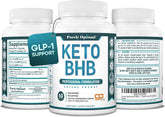 Purely Optimal Keto BHB capsules with calcium magnesium and sodium ketones
