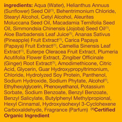 Alba Botanica Colorific Conditioner back label with directions and ingredients