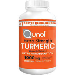 Qunol Turmeric Curcumin Complex 1000mg High Absorption 120 Caps