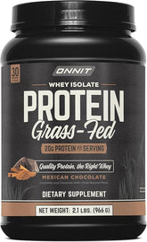 Onnit Grass Fed Whey Isolate Protein Flavored Sugar Free Supplement