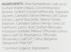 Andalou CannaCell Joyful shower gel with hemp stem cells front label