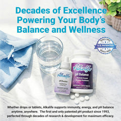 Alkalife pH Balance tablets designed for optimized absorption and immune support