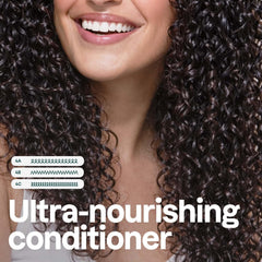 Vegan ATTITUDE conditioner with shea butter for soft, hydrated, and manageable textured curls