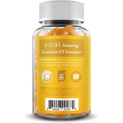 WellPath Vital Turmeric Curcumin C3 Complex 60 Vegan Gummies