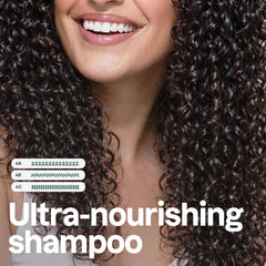 Vegan EWG Verified curly hair shampoo with shea butter for 4A, 4B, and 4C curls