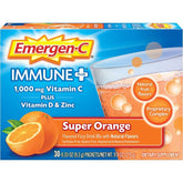 Emergen C Immune Plus 1000mg Vitamin C Powder Mix 30 Cnt 0.33 Oz