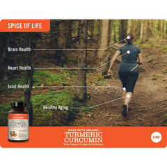 NatureWise Curcumin Turmeric 2250mg BioPerine Organic Ginger 90 Caps