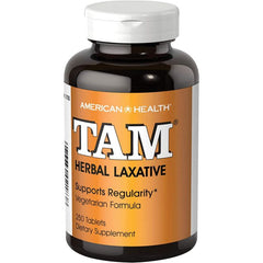 "American Health TAM Herbal Laxative – Vegan and Gluten-Free Supplement"