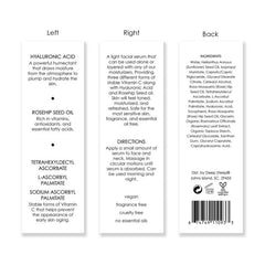 Deep Steep Premium Skincare Fragrance Free Vitamin C Serum 1 Oz Vegan