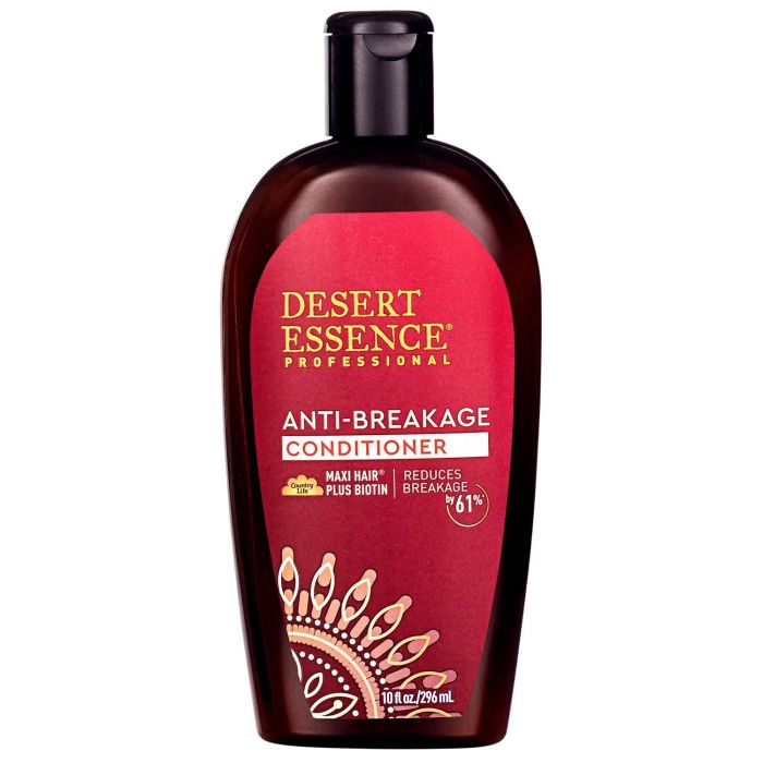 Desert Essence Anti Breakage Conditioner 10 Oz Keratin Provitamin B5