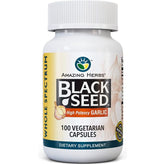 "Herbal supplement combining Nigella sativa and garlic for natural wellness support"