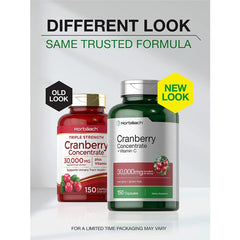 Horbaach Cranberry Concentrate 30000mg Vitamin C 150 Caps Gluten Free