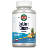 KAL Calcium Citrate 500mg – USA made bone health supplement, easy-to-chew tablets