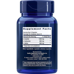 Life Extension Branched Chain Amino Acids Free Form 90 Caps