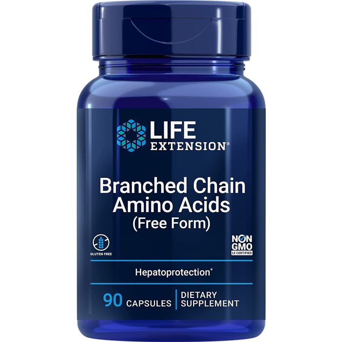Life Extension Branched Chain Amino Acids Free Form 90 Caps