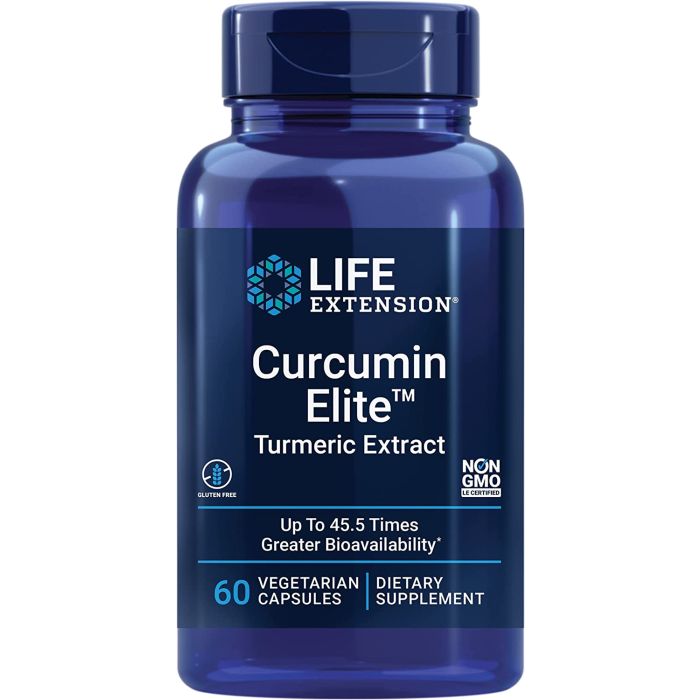 Life Extension Curcumin Elite Turmeric Extract 60 Vegetarian Caps