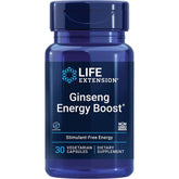 Life Extension Ginseng Energy Boost 30 Veggie Gluten Free Caps