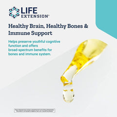 Life Extension Liquid Vitamin D3 50mcg 2000 IU 29.57ml Gluten Free