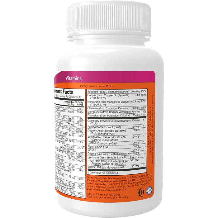 NOW Eve Superior Women's Multivitamin Tablets Alpha Lipoic Acid