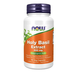 "NOW Foods Holy Basil – non-GMO, gluten-free adaptogen for stress resilience"