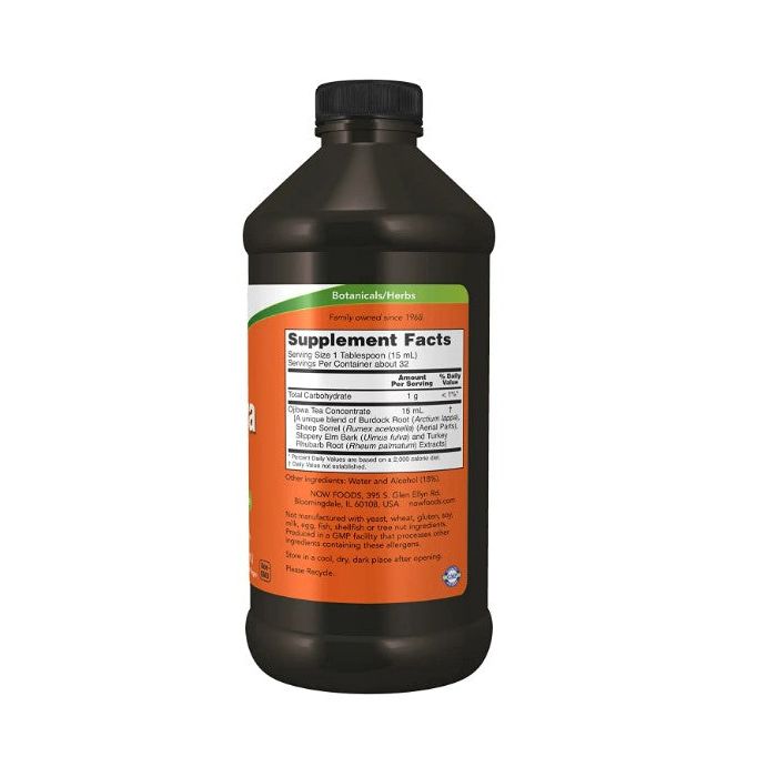 "NOW Foods liquid herbal detox concentrate – vegan and non-GMO"