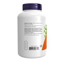 "NOW Valerian Root 500mg bottle – natural sleep aid supplement, 250 veggie capsules for improved relaxation and rest."