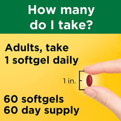 Nature Made Maximum Strength Vitamin B12 60 Softgels 5000mcg